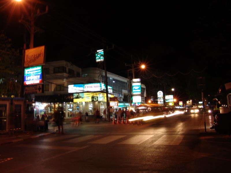 Patong Beach at night