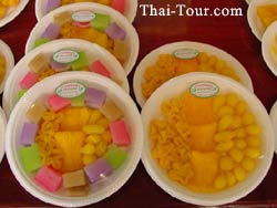 Thai dessert: Thongyib, Thongyod, Foithong