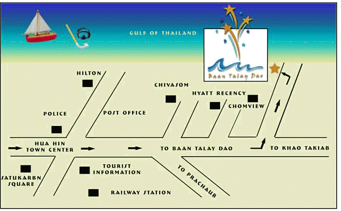 Baan Talay Dao - Map