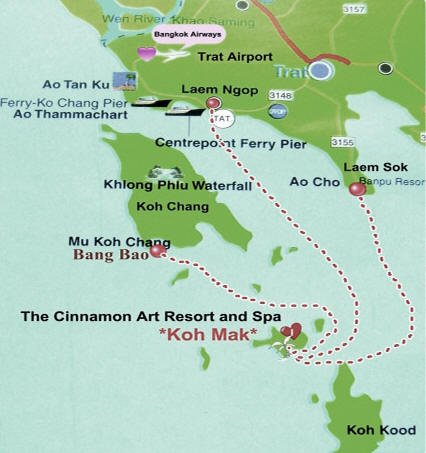 The Cinnamon Art Map - แผนที่ เดอะชินนาม่อน อาท รีสอร์ท
