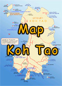 Map of Koh Tao