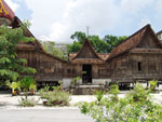 The Thai-style monks residence of Wat Wang Tawan Tok