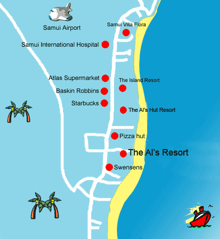 Al's Resort, Map