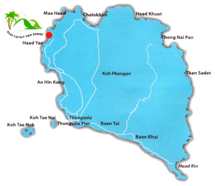 Haadyao Bay View Resort, Map