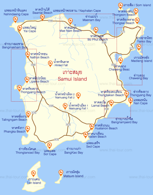 Samui Map