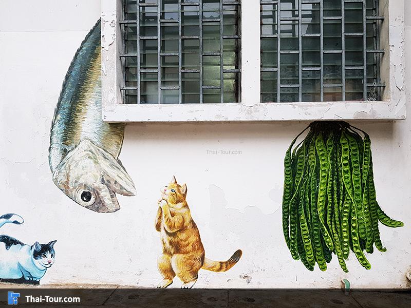 แมวกับปลาทู