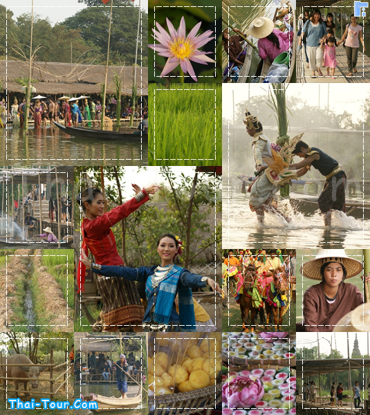 Klong Sra Bua Floating Market, Ayutthaya