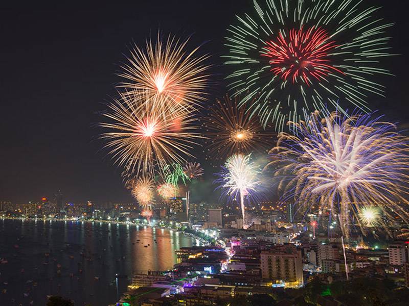 เทศกาลเคาท์ดาวน์พัทยา Pattaya Countdown 2018