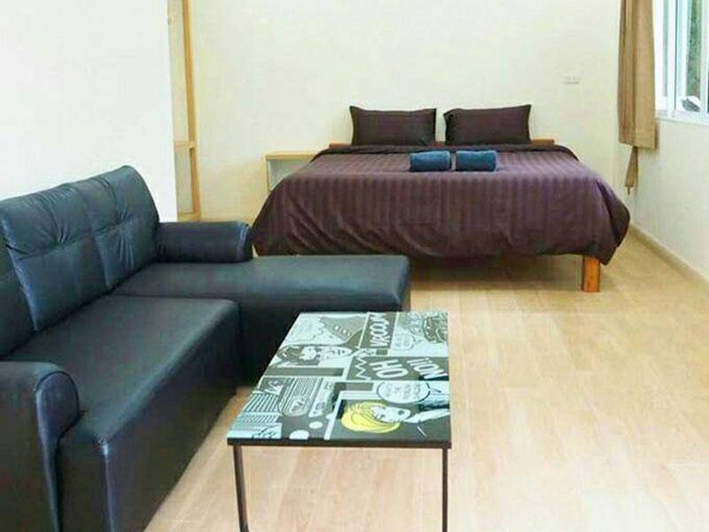 ห้องนอน  สกาย พลู วิลล่า