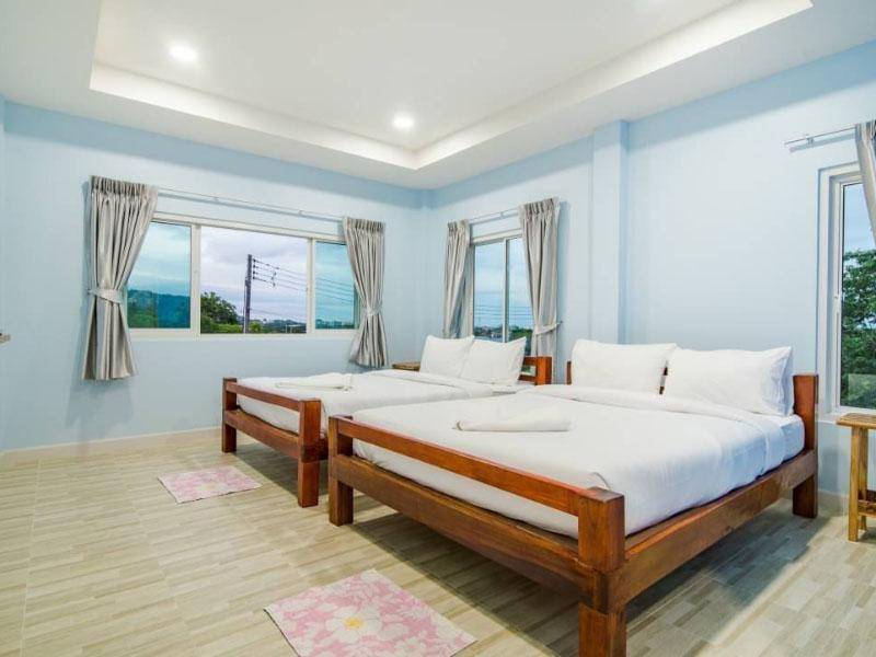 ห้องนอนบ้านเคียงภู พูลวิลล่า หัวหิน