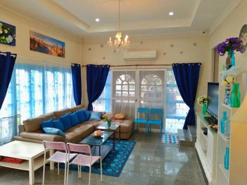 ห้องนั่งเล่น ลอบบิท พูล วิลล่า