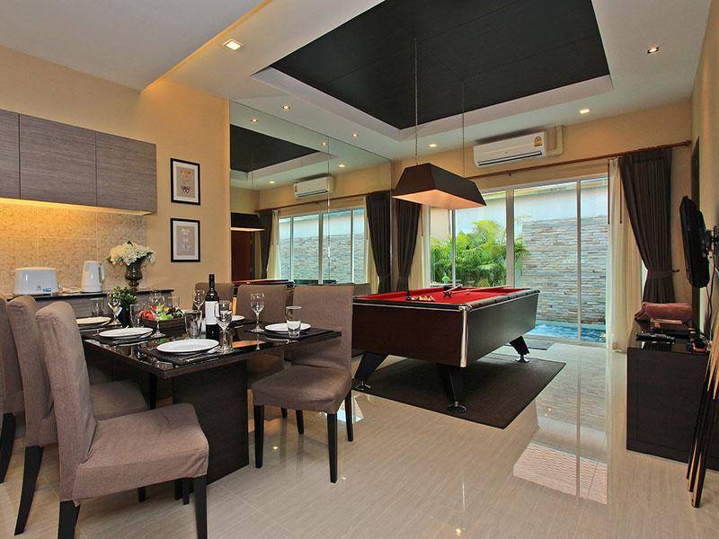 ห้องนั่งเล่น วิลล่า ฟาโวริโต้ พัทยา