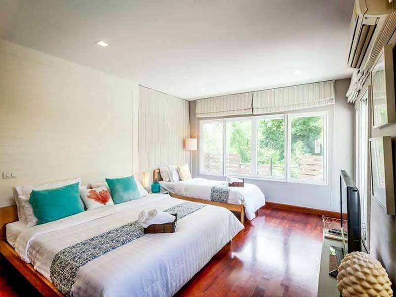 ห้องพักใน ลัคกี้ พูล วิลล่า พัทยา