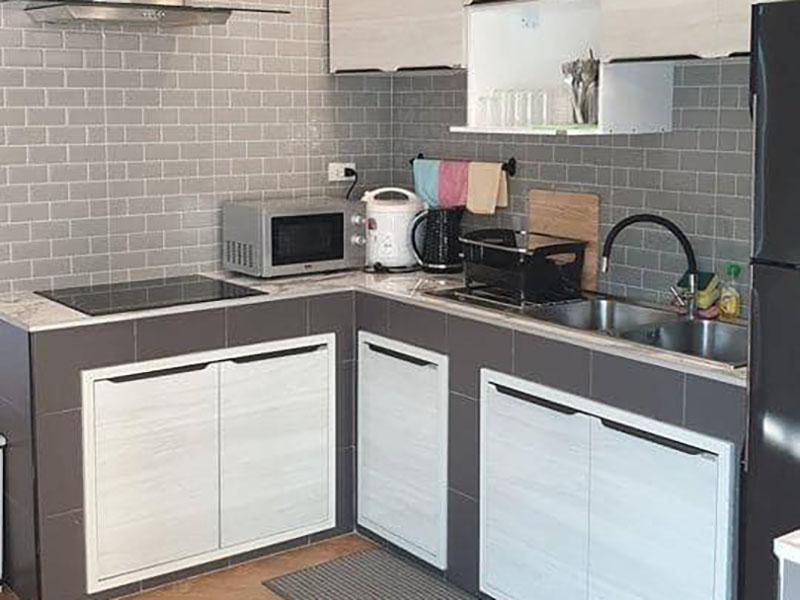 ห้องครัว บ้าน นาร์เนีย พูลวิลล่า