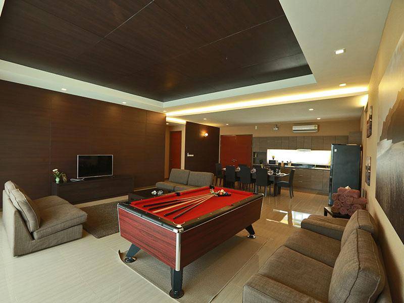 ห้องนั่งเล่น วิลล่า วา เบเน่ พัทยา