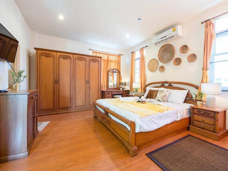 บรรยากาศห้องพัก จอมเทียน ซัมเมอร์ไทม์ วิลล่า บี