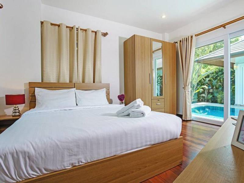 บรรยากาศห้องพัก รสวรรณ พูลวิลล่า 3 ห้องนอน