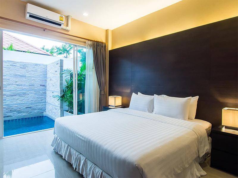 บรรยากาศห้องพัก วิลล่า เดอ โบคาร่า พัทยา