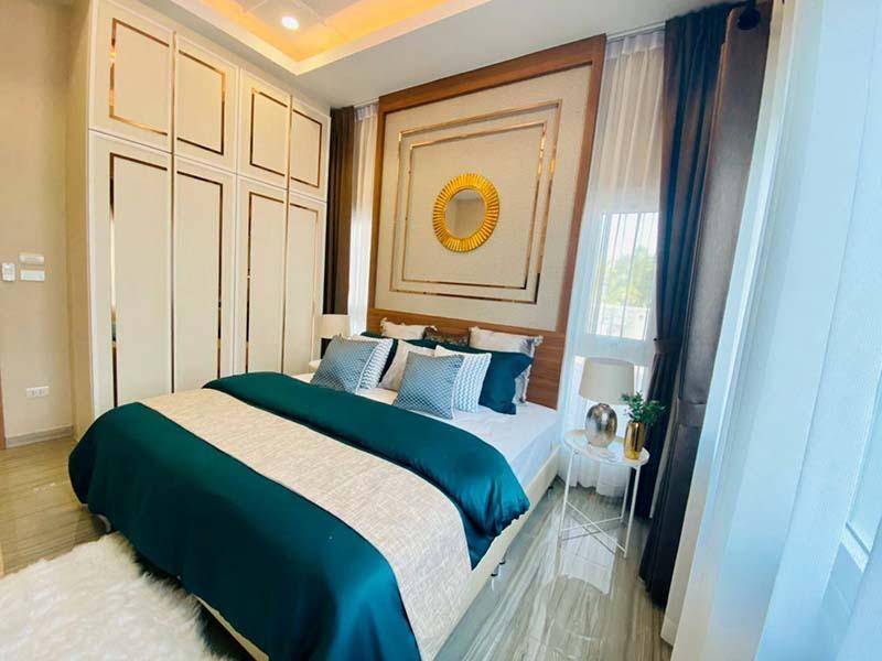 บรรยากาศห้องพัก มินตรา พูลวิลล่า บี