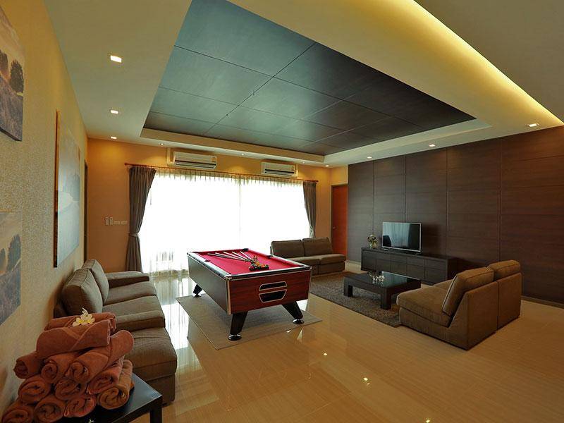 ห้องนั่งเล่น วิลล่า วา เบเน่ พัทยา