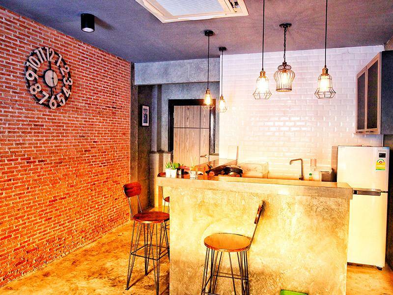 ห้องครัว วินเทจ เฮาส์ วิลล่า