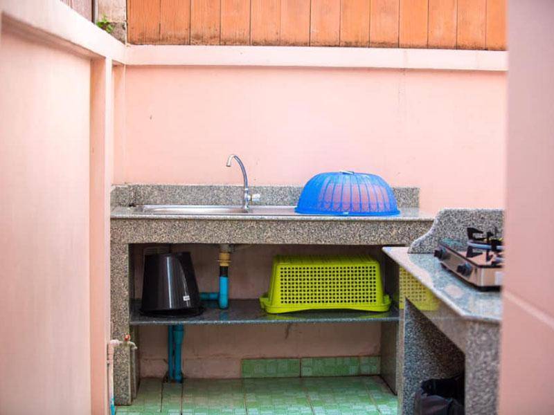 ห้องครัวใน แบง แบง พูล วิลล่า