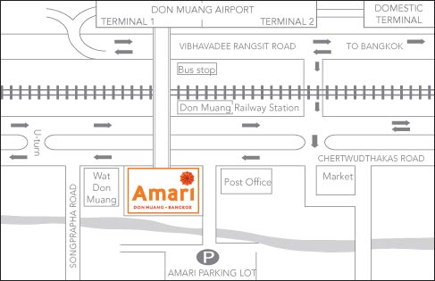 Amari Donmuang Bangkok Map
