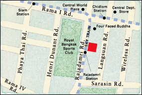 Four Seasons Hotel Bangkok - Map