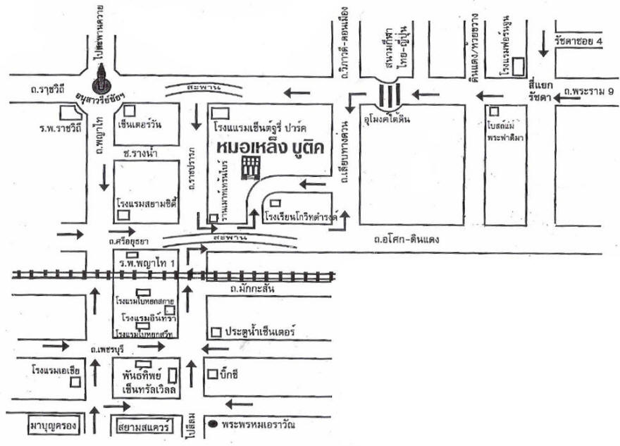 Map of S2S Boutique Resort Bangkok