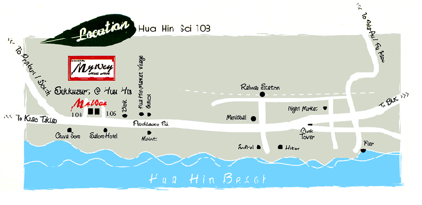 map - My Way Hua Hin