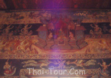 จิตกรรมฝาผนังอันเลือนลาง ภาพนี้เป็นภาพที่จัดเจนที่สุด