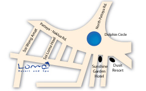 Loma Resort and Spa Map