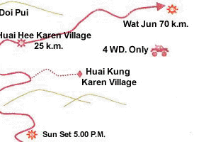 Fern Resort : Map Nature Trail Around Fern Resort