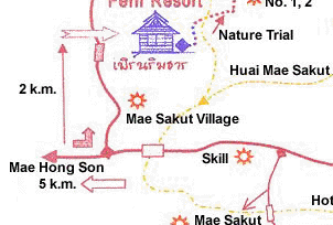 Fern Resort : Map Nature Trail Around Fern Resort