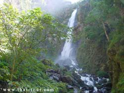 Lower sport closer to the waterfall, cold and wet like I did.