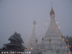 Early morning on Phrathat Doi Kong Mu