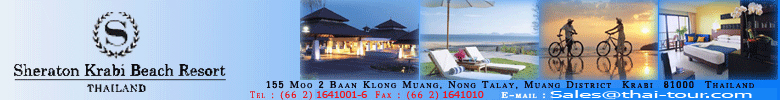 Sheraton Krabi Beach Resort, Klongmuang, Ao Nang, Thailand