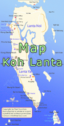Map of Koh Lanta