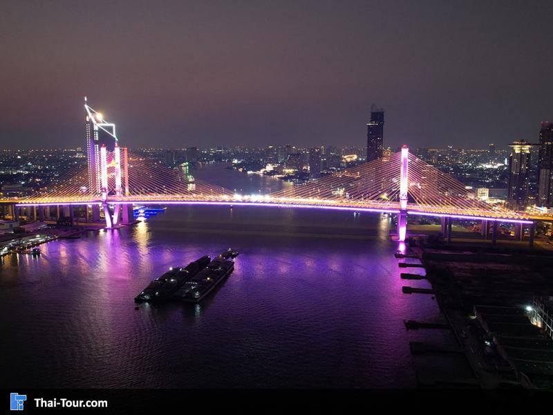 สะพานพระราม9 และ สวนสาธารณะ