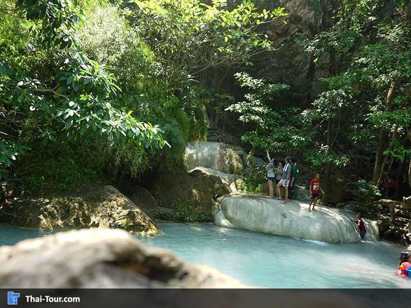 น้ำตกเอราวัณ ใสกิ๊กเลย