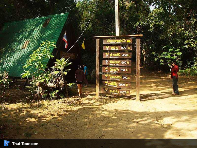 ป้ายบอกเส้นทาง ในการเดินทางเท้า