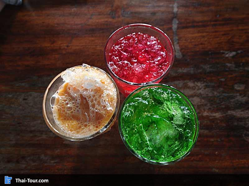 กาแฟเย็น น้ำแดง น้ำเขียว