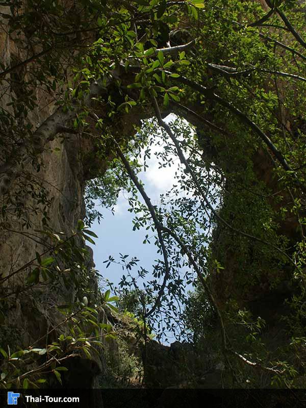 ปากถ้้ำมองเห็น ท้องฟ้า