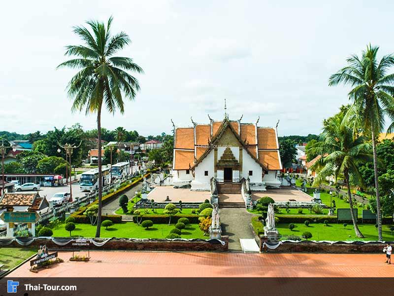 บรรยากาศภาพมุมสูงวัดภูมินทร์