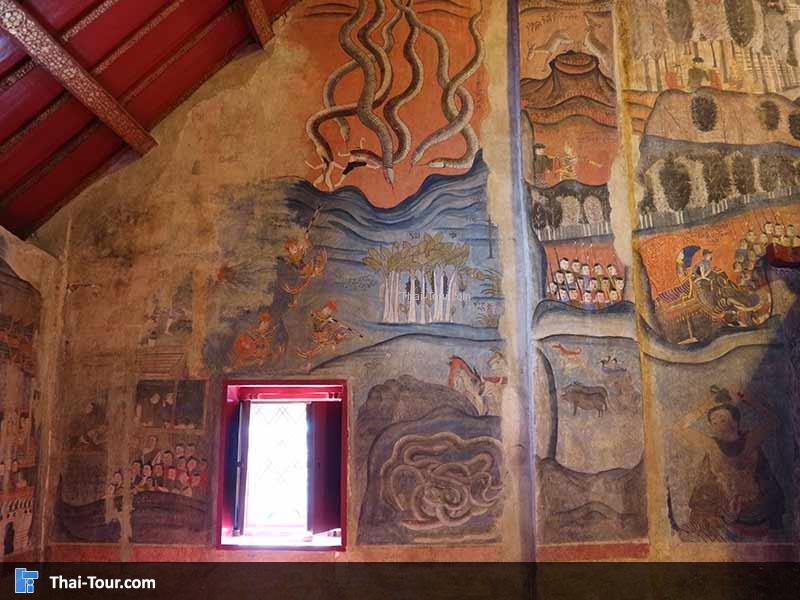 จิตรกรรมฝาผนัง ของวัดภูมินทร์