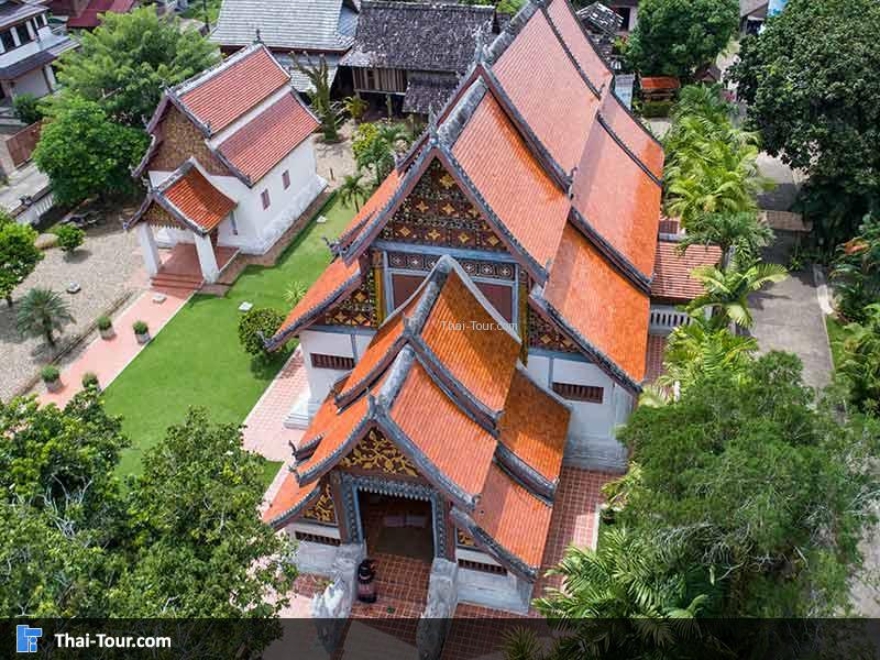 มุมสูงด้านบนวัดหนองบัว