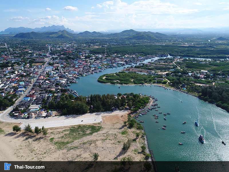 จุดจอดเรือของปากน้ำปราณบุรี