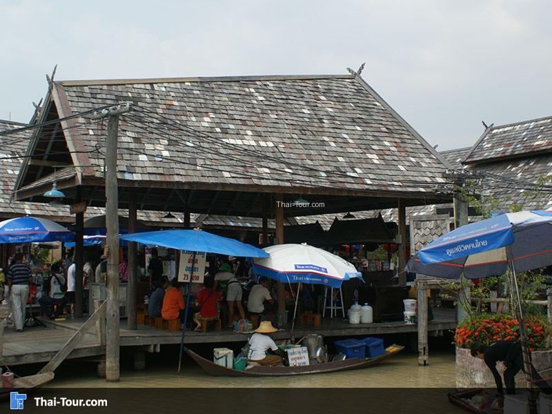 บรรยากาศ เรือพายขายของ 