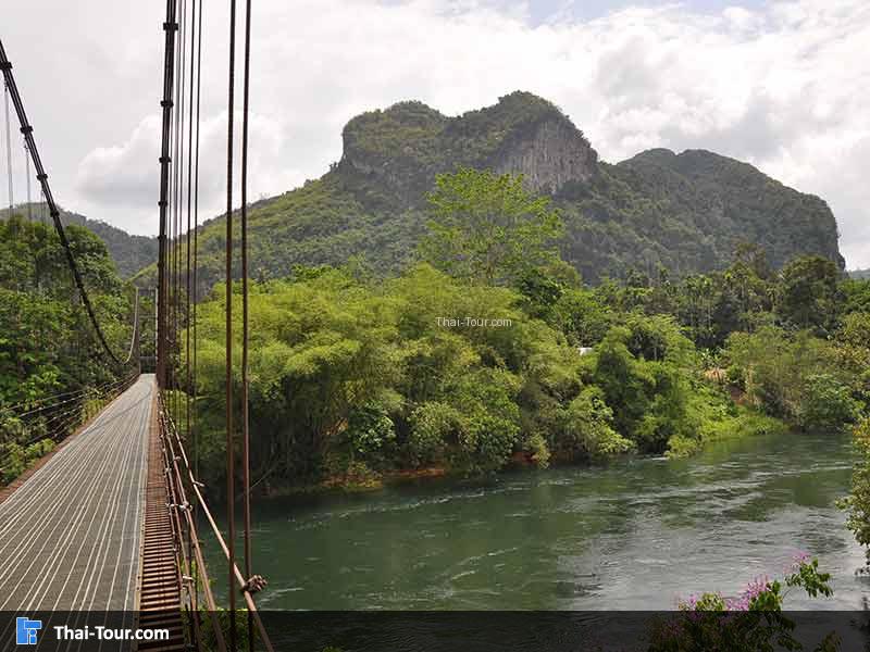 สะพานแขวนเขาพัง สุราษฎร์ธานี