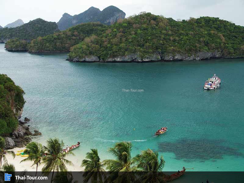 บรรยากาศทะเลที่เกาะวัวตาหลับ